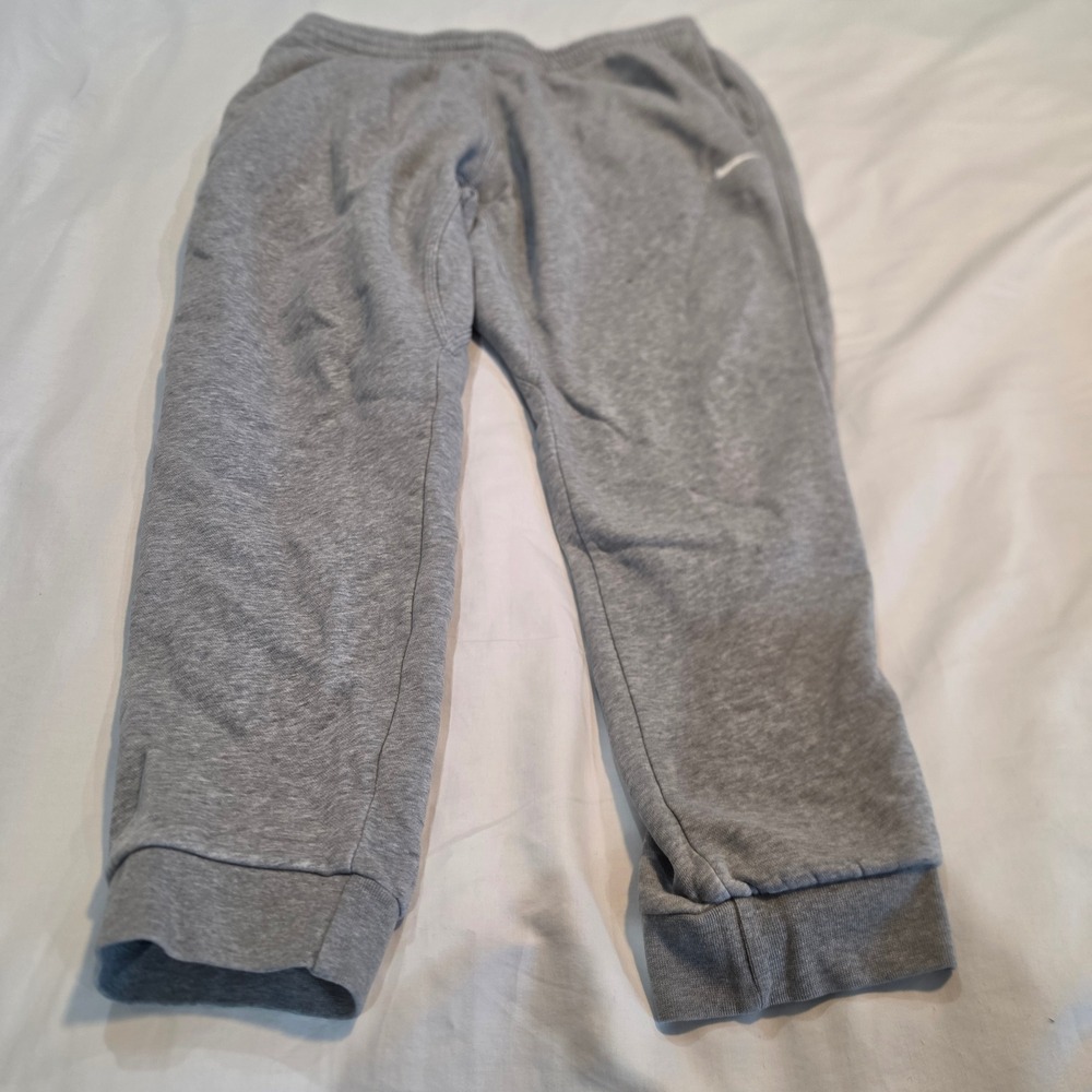 Nike Sweatpants Mens XL Grey Good Embroidered Swoosh Joggers 1800